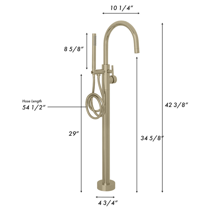 ZLINE Emerald Bay Bath Tub Filler with Color Options (EMBY-BTF)