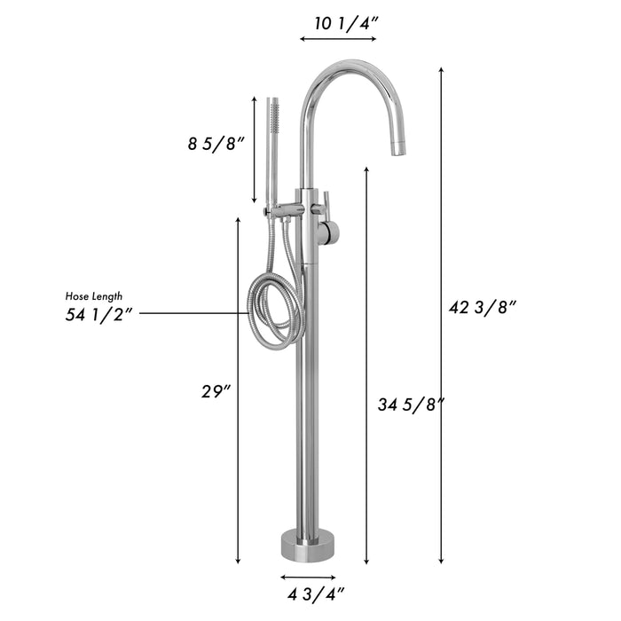 ZLINE Emerald Bay Bath Tub Filler with Color Options (EMBY-BTF)