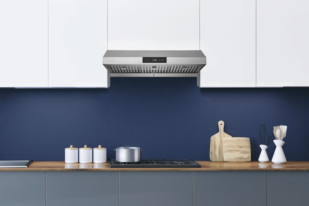 Hauslane 30 in. Under Cabinet Touch Control Range Hood with Stainless Steel Filters in Stainless Steel (UC-PS18SS-30)