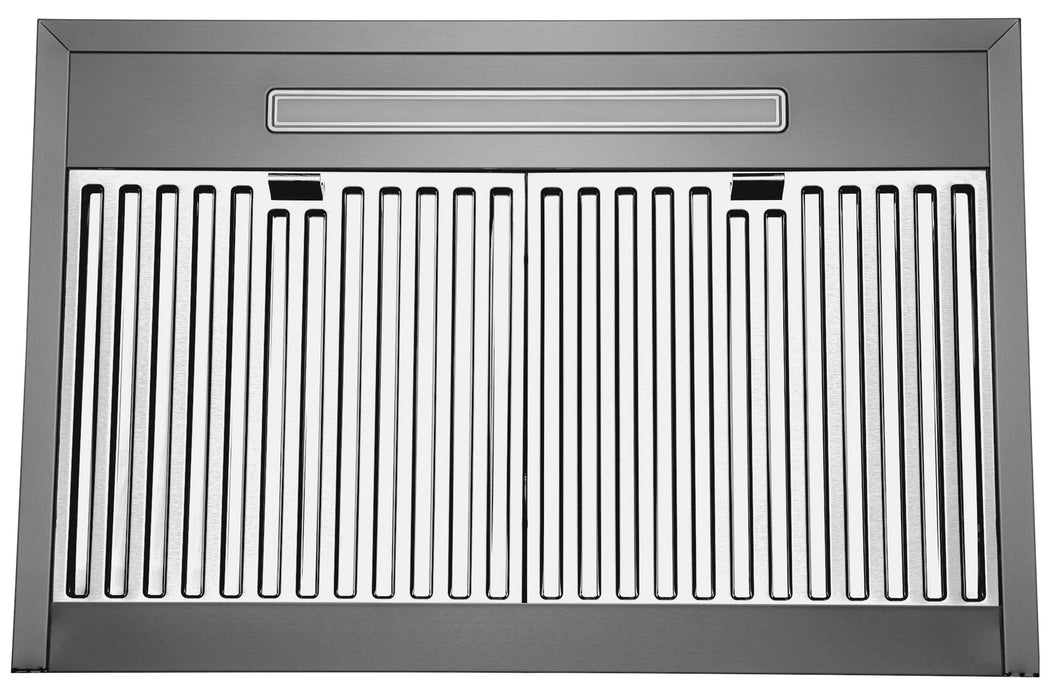 Hauslane 30 in. Wall Mount Range Hood with Stainless Steel Filters in Black Stainless Steel (WM-590BSS-30)