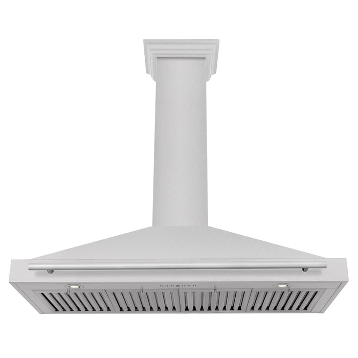 ZLINE 48 in. Fingerprint Resistant Stainless Steel Range Hood with Stainless Steel Handle (KB4SNX)