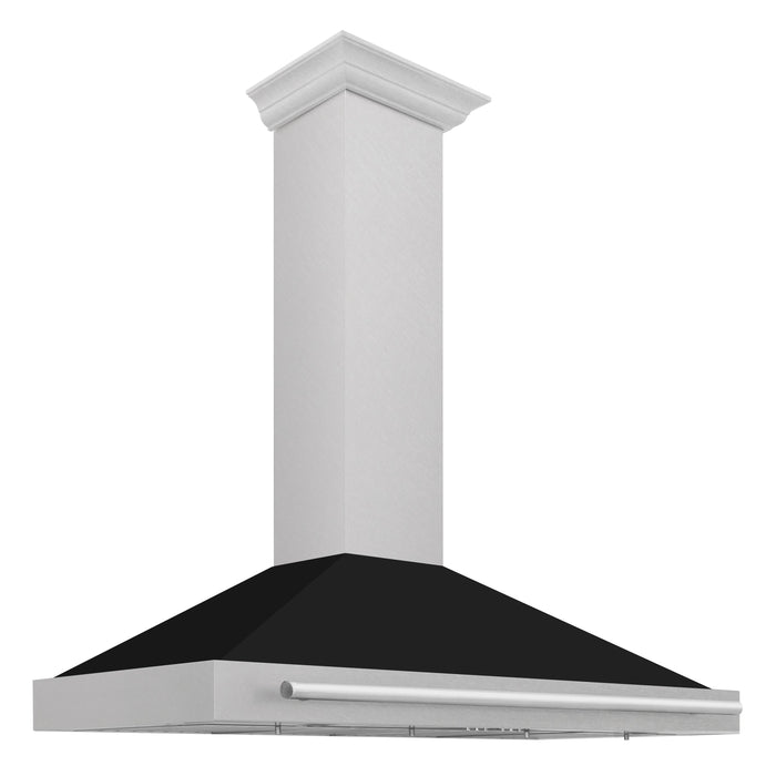 ZLINE 48 in. Fingerprint Resistant Stainless Steel Range Hood with Stainless Steel Handle (KB4SNX)