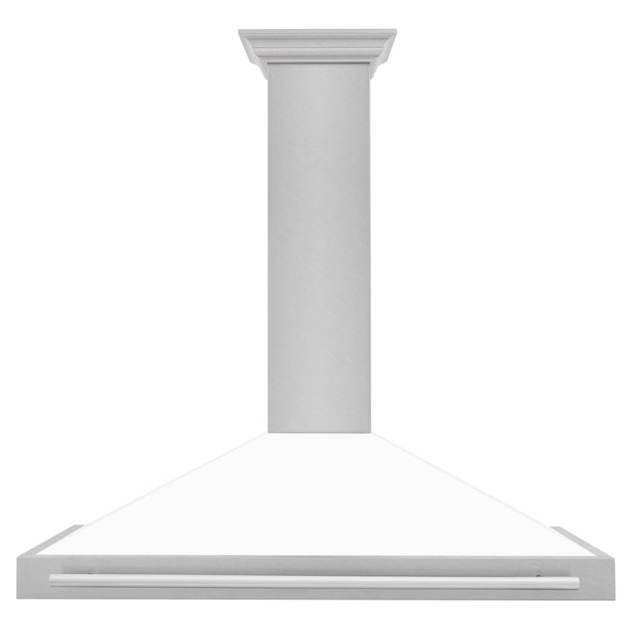 ZLINE 48 in. Fingerprint Resistant Stainless Steel Range Hood with Stainless Steel Handle (KB4SNX)