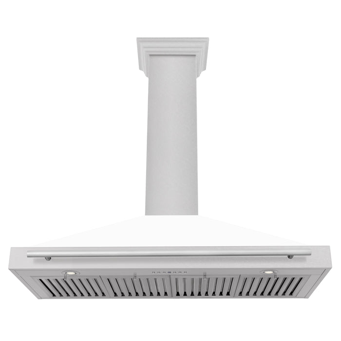 ZLINE 48 in. Fingerprint Resistant Stainless Steel Range Hood with Stainless Steel Handle (KB4SNX)