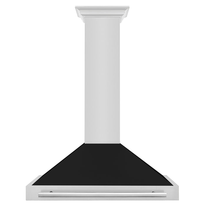 ZLINE 48 in. Stainless Steel Range Hood with Stainless Steel Handle and Colored Shell Options (KB4STX)