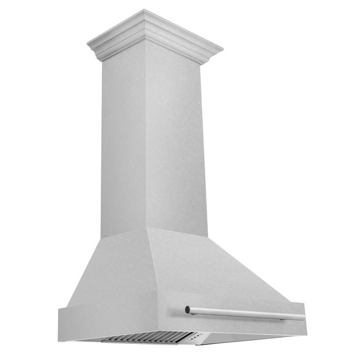 ZLINE 30 in. Fingerprint Resistant Stainless Steel Range Hood with Color Shell Options (8654SNX)