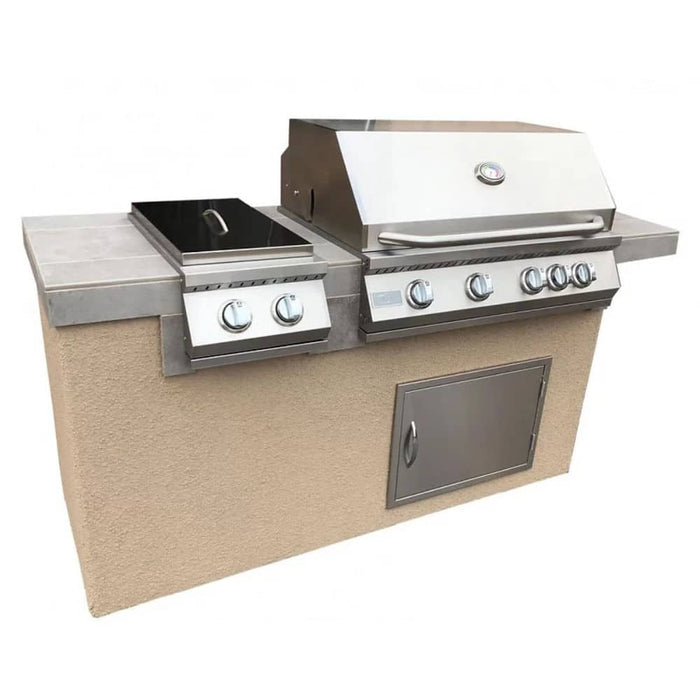 KoKoMo Grills Antigua 6' BBQ Island