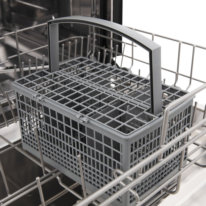 ZLINE 24 in. Top Control Dishwasher with Stainless Steel Panel and Traditional Style Handle, 52dBa (DW-304-H-24)