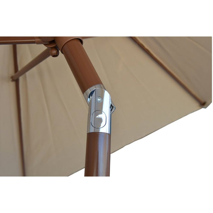 KoKoMo Grills 9' Outdoor Kitchen Umbrella Hand Crank