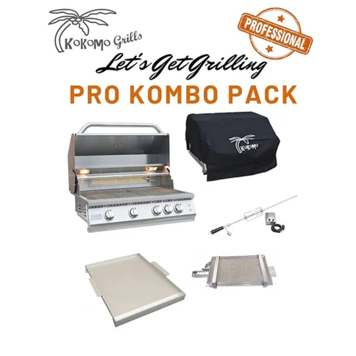 KoKoMo Grills Professional Let's Get Grilling Kombo Pack