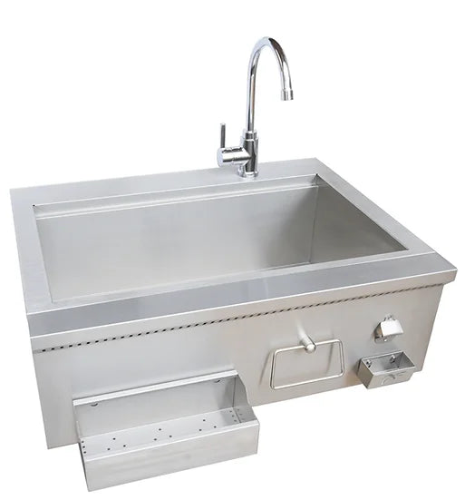 Kokomo Grills - 30" Cocktail Station w/ Sink - KO-30CKT-SNK