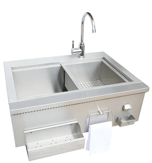 Kokomo Grills - 30" Cocktail Station w/ Sink - KO-30CKT-SNK