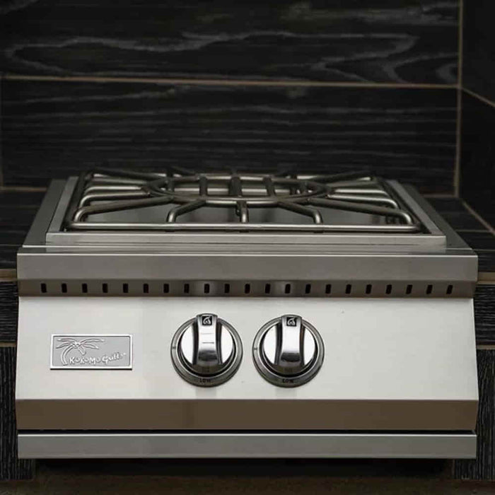 KoKoMo Grills Built-in Power Burner Removable Grate for Wok