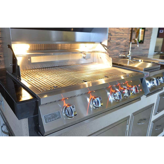 KoKoMo Grills 32” Professional Built in 4" Burner Gas Grill