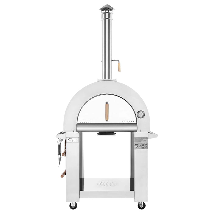 Empava Outdoor Wood Fired Pizza Oven in Stainless Steel (PG01)