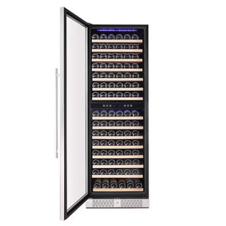 Empava 70 in. 160 Bottle Dual Zone Wine Refrigerator (WC08D)