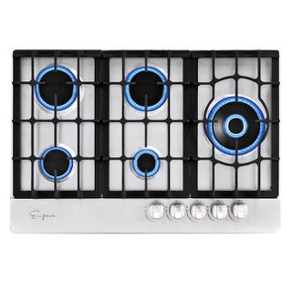 Empava 30 in. 5 Burner Built-in Gas Stove Cooktop in Stainless Steel (30GC38)