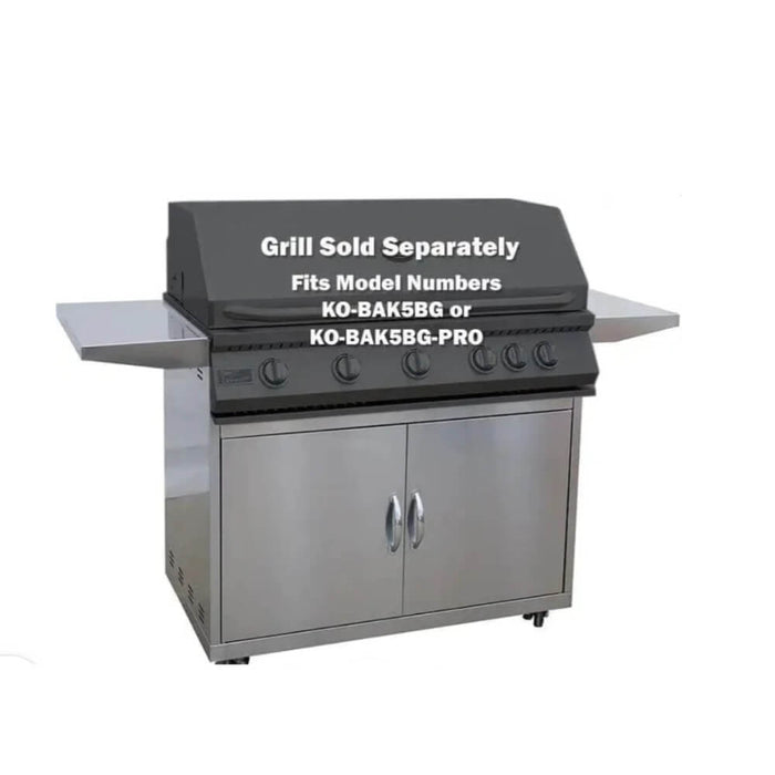 KoKoMo Grills Burner Stainless Steel BBQ Grill Cart