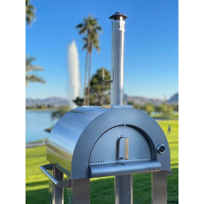 KoKoMo Grills 32” Wood Fired Pizza Oven Stainless Steel