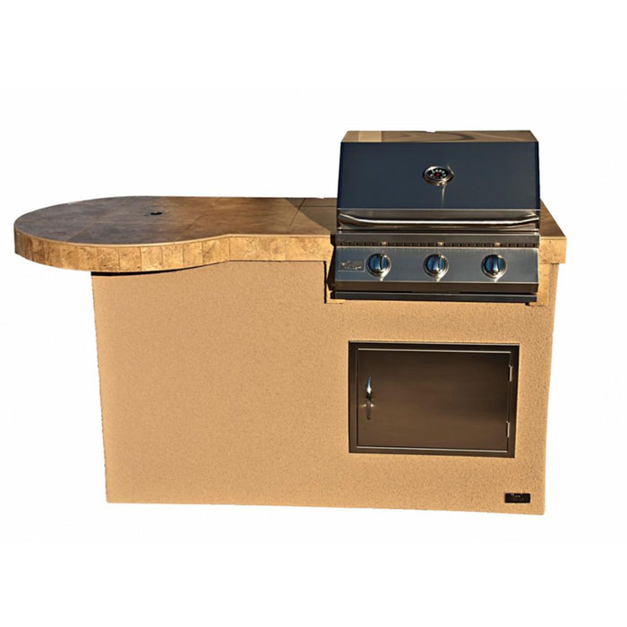 KoKoMo Grills Mini Maui 6' BBQ Island