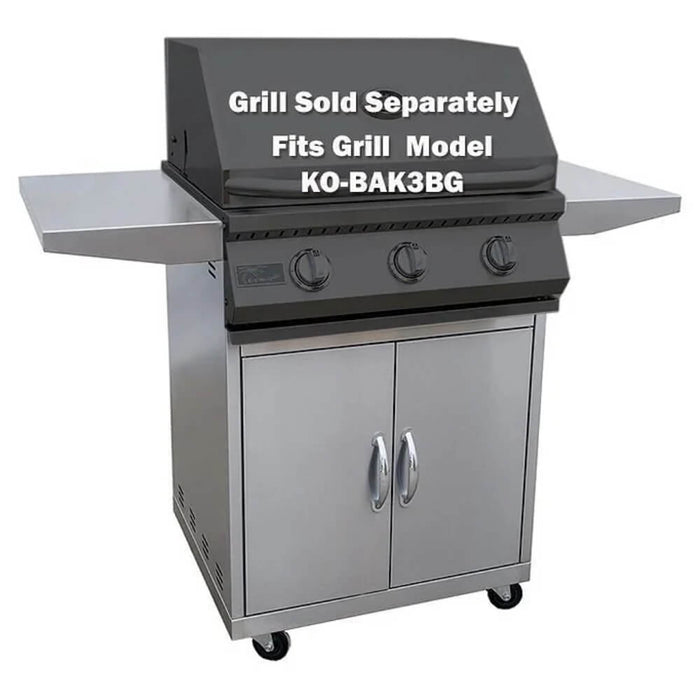 KoKoMo Grills Burner Stainless Steel BBQ Grill Cart