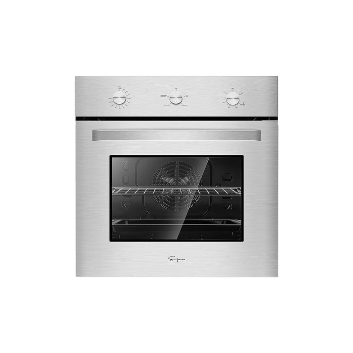 Empava 24 in. Single Natural Gas Wall Oven in Stainless Steel (24WO08)