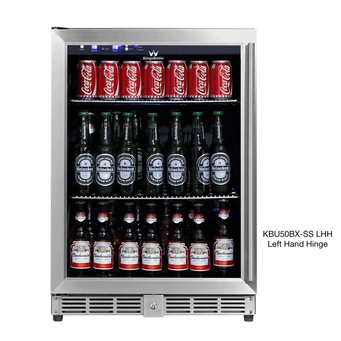 KingsBottle 24" Under Counter Beer Cooler Fridge Built In - KBU50BX