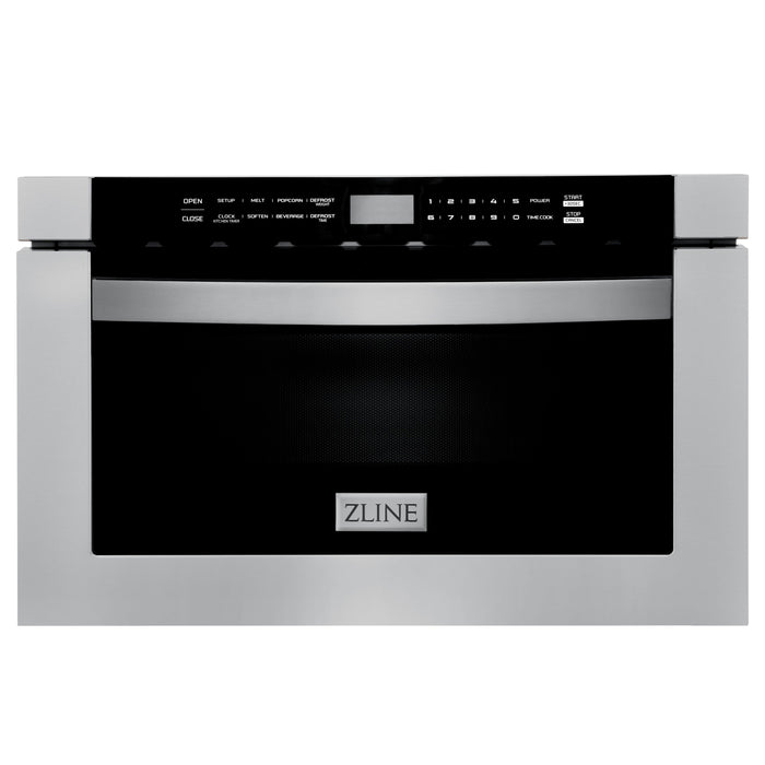 ZLINE 24 in. 1.2 cu. ft. Stainless Steel Built-in Microwave Drawer (MWD-1)