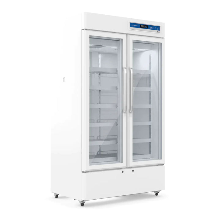 KingsBottle 47" Upright 2-Door Medical Fridge 2℃～8℃ 725L  & Lab Refrigerator - MLR725L