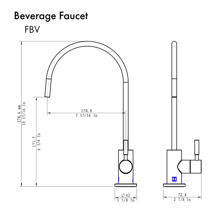 ZLINE Drink Faucet with Color Options (FBV)