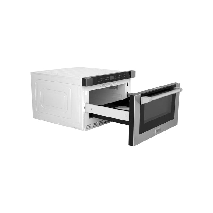 ZLINE 24 in. 1.2 cu. ft. Built-in Microwave Drawer with a Traditional Handle with Color Options (MWD-1-H)