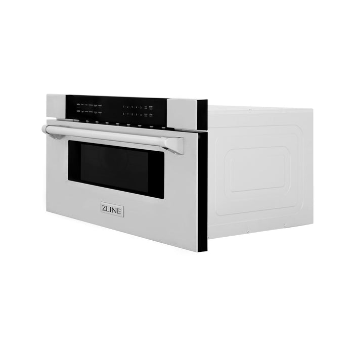 ZLINE 30 in. 1.2 cu. ft. Stainless Steel Built-In Microwave Drawer (MWD-30)