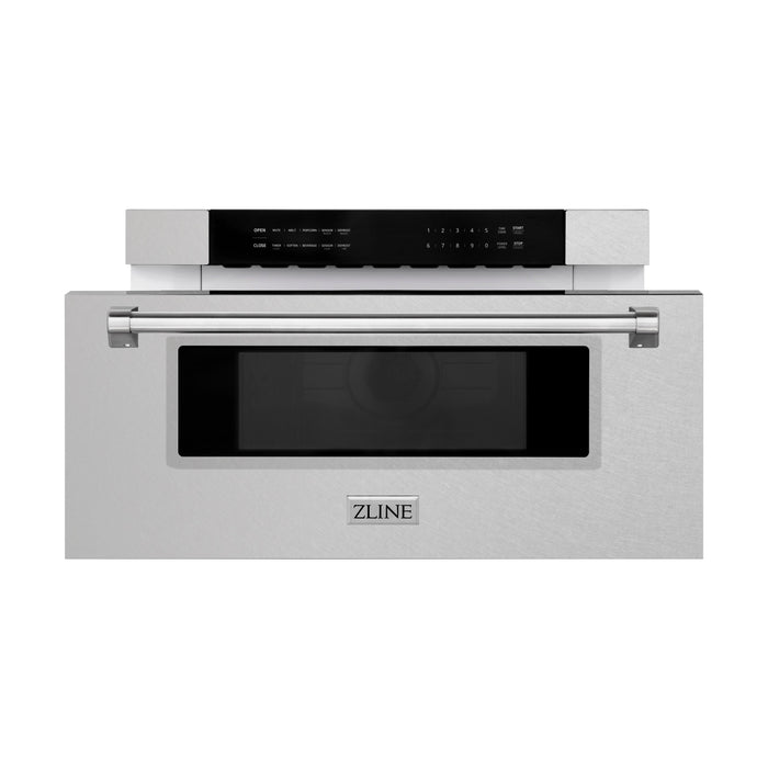 ZLINE 30 in. 1.2 cu. ft. Built-In Microwave Drawer in Fingerprint Resistant Stainless Steel (MWD-30-SS)