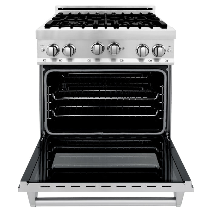 ZLINE 30 in. 4.0 cu. ft. Range with Gas Stove and Gas Oven in Stainless Steel with Reversible Griddle (RG-GR-30)