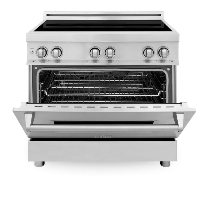 ZLINE 36 in. 4.6 cu. ft. Induction Range with a 4 Element Stove and Electric Oven (RAIND-36)