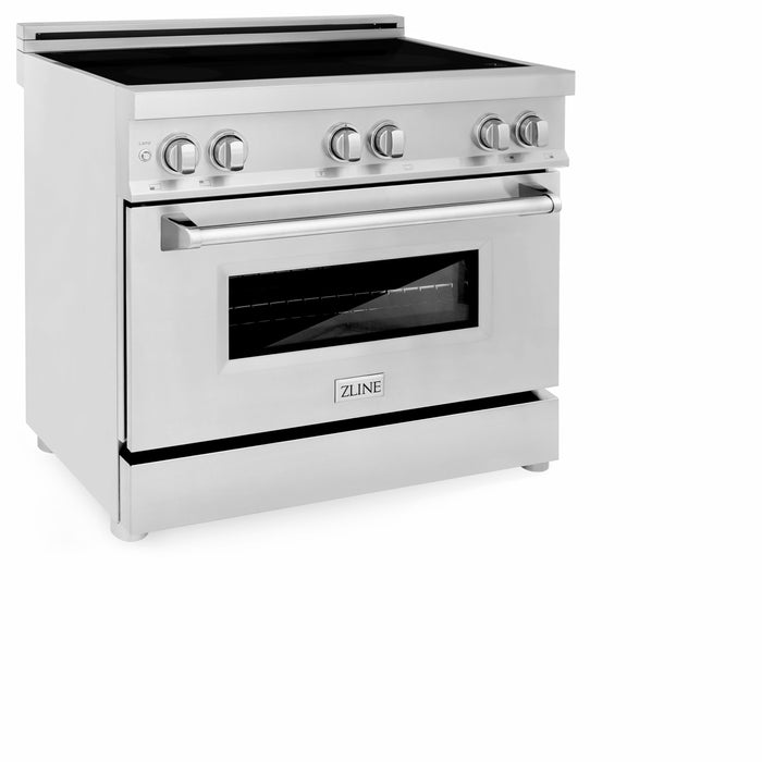 ZLINE 36 in. 4.6 cu. ft. Induction Range with a 4 Element Stove and Electric Oven (RAIND-36)