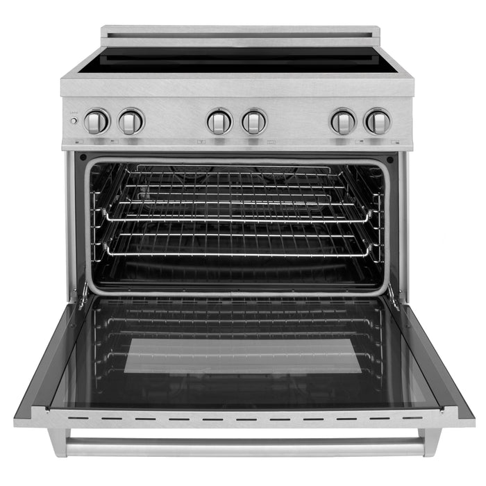 ZLINE 36 in. Induction Range in Fingerprint Resistant Stainless Steel (RAINDS-SN-36)