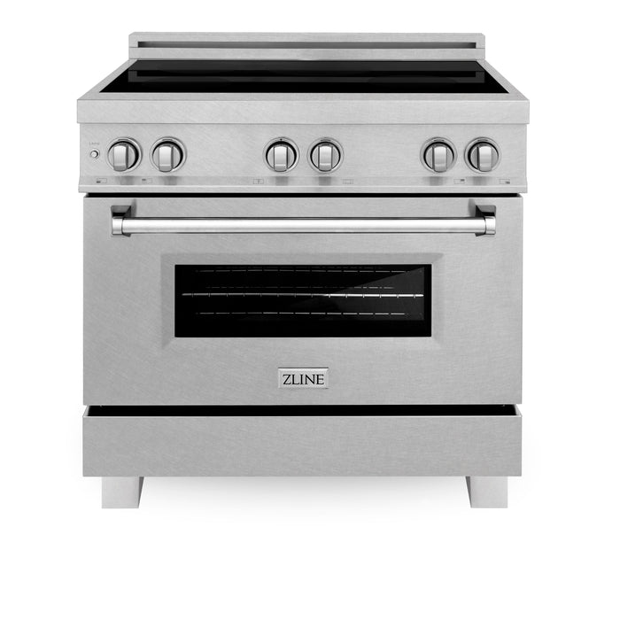 ZLINE 36 in. Induction Range in Fingerprint Resistant Stainless Steel (RAINDS-SN-36)