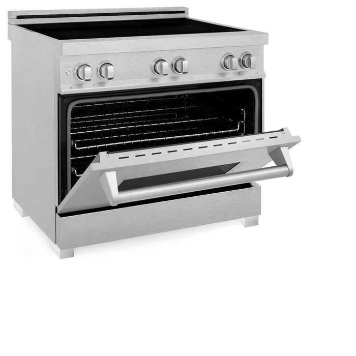 ZLINE 36 in. Induction Range in Fingerprint Resistant Stainless Steel (RAINDS-SN-36)