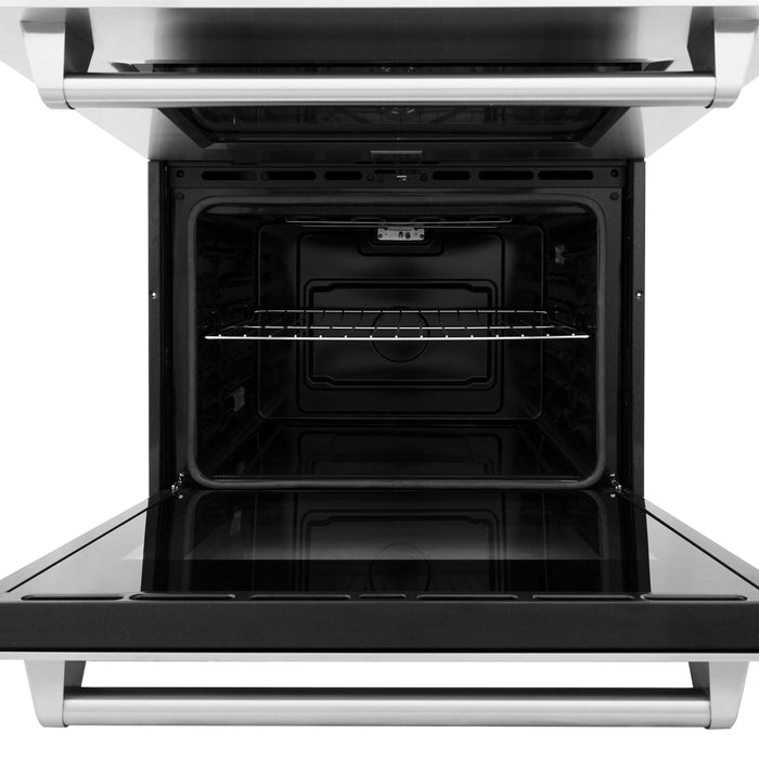 ZLINE 30 in. Professional Electric Double Wall Oven with Self Clean and True Convection in Stainless Steel (AWD-30)