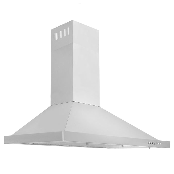 ZLINE 36 in. Kitchen Package with Stainless Steel Dual Fuel Range and Convertible Vent Range Hood (2KP-RARH36)