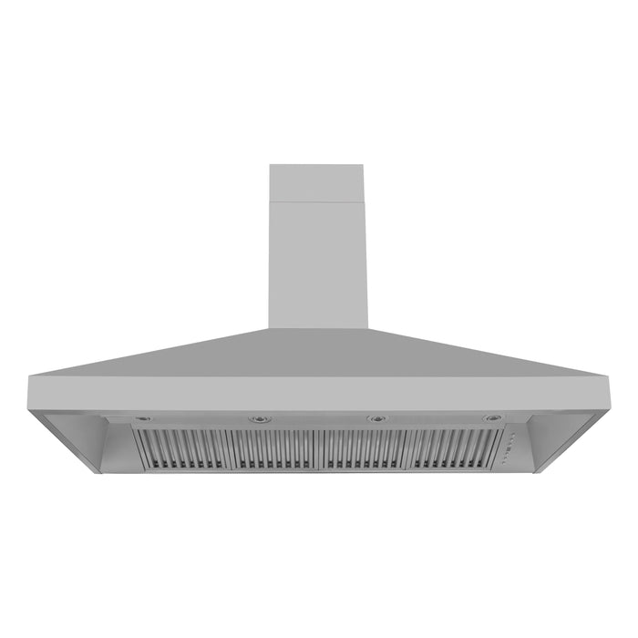 ZLINE 60 in. Kitchen Package with Stainless Steel Dual Fuel Range and Convertible Vent Range Hood (2KP-RARH60)