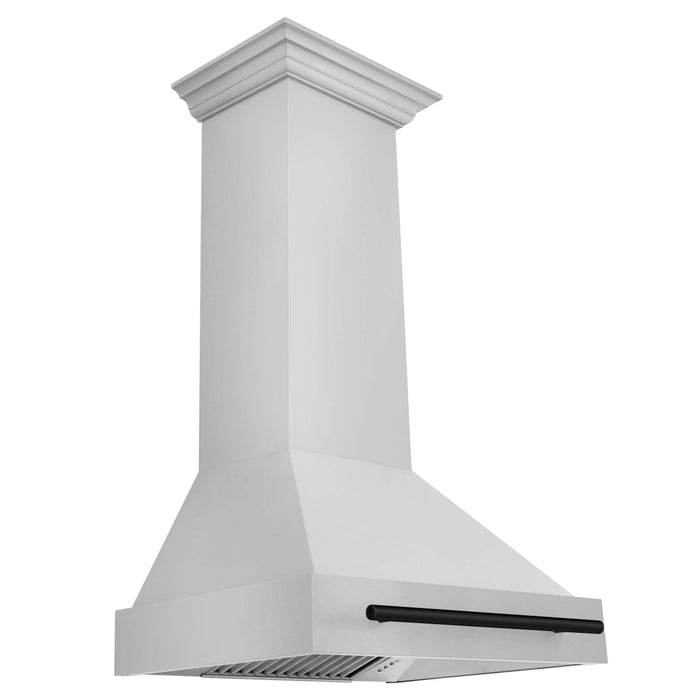 ZLINE 30 in. Autograph Edition Stainless Steel Range Hood with Stainless Steel Shell and Handle (8654STZ-30)