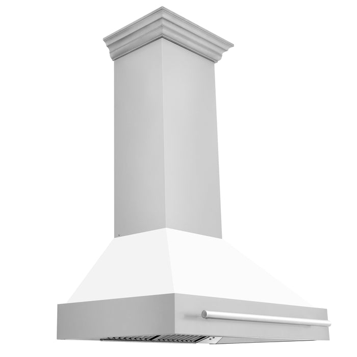 ZLINE 36 in. Stainless Steel Range Hood with Stainless Steel Handle (8654STX-36)