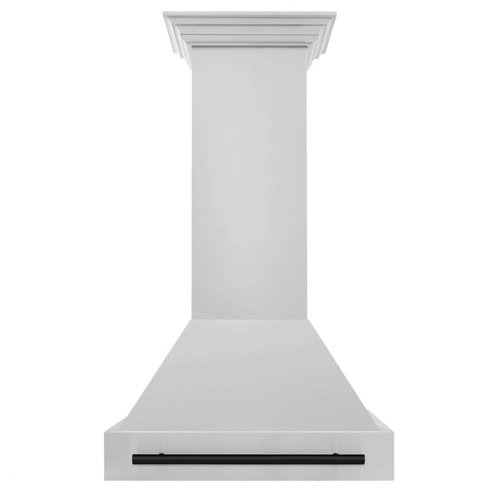 ZLINE 30 in. Autograph Edition Stainless Steel Range Hood with Stainless Steel Shell and Handle (8654STZ-30)