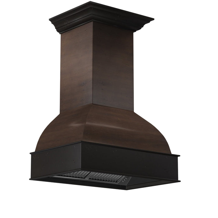 ZLINE 36 in. Wooden Wall Mount Range Hood in Antigua and Walnut (369AW-36)