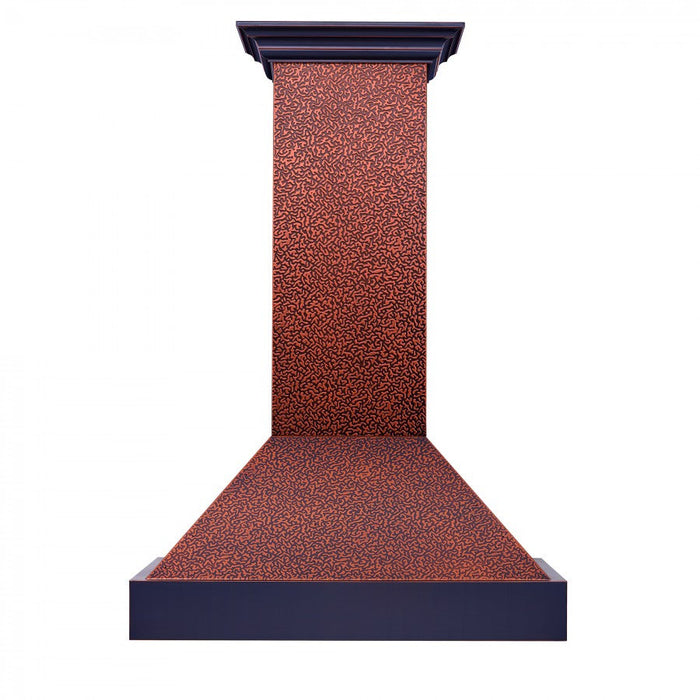 ZLINE Designer Series Wall Mount Range Hood in Copper with Size Options (655-EBXXX)