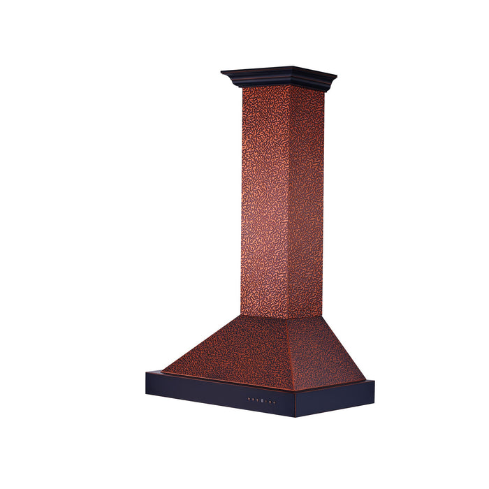 ZLINE Designer Series Wall Mount Range Hood in Copper with Size Options (KB2-EBXXX-30)