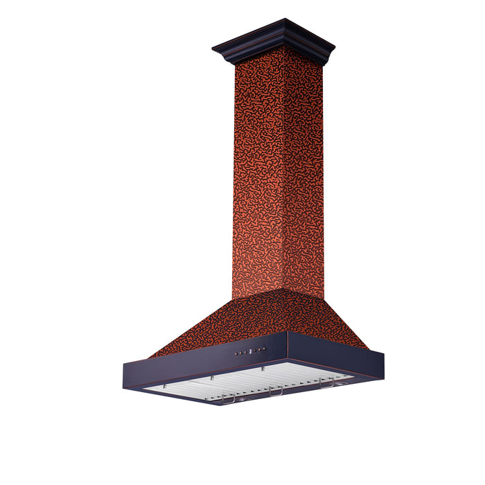 ZLINE Designer Series Wall Mount Range Hood in Copper with Size Options (KB2-EBXXX-30)