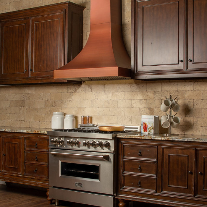 ZLINE Designer Series Copper Finish Wall Range Hood (8632C)